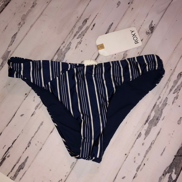 🌊Roxy Urban Waves Moderate Bikini Bottoms striped - Picture 3 of 3